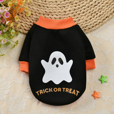 Suéter Navideño para Perros Pequeños - Diseño Calavera y Calabaza - Image 6