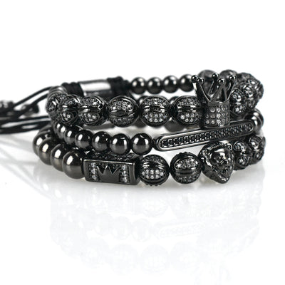 Pulsera para Hombre Cabeza de León con Circones en Cobre - Image 7