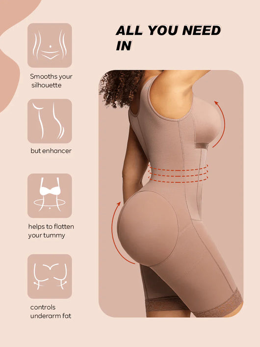 Faja Postoperatoria Reductora de Cuerpo Completo con Control Abdominal - Image 10