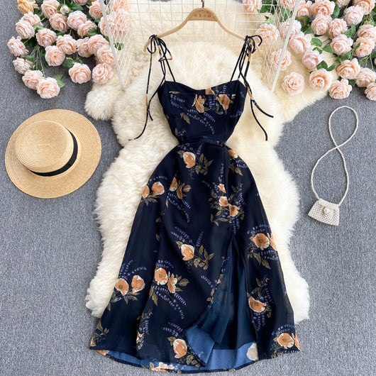 Vestido Playero de Gasa con Tirantes para Mujer - Image 7