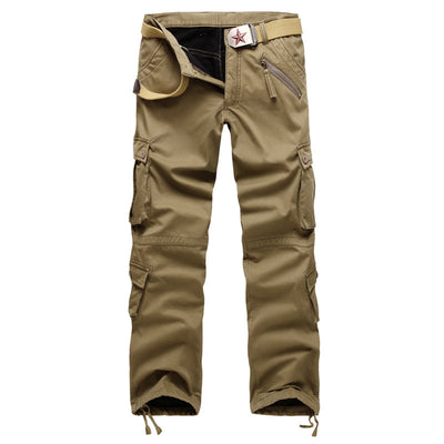 Pantalones de Trabajo Cálidos Talla Grande Forro Polar Grueso Ajuste Holgado - Image 7