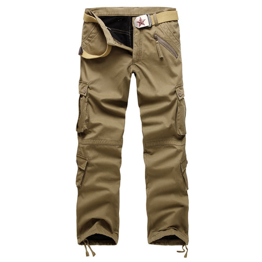 Pantalones de Trabajo Cálidos Talla Grande Forro Polar Grueso Ajuste Holgado - Image 7