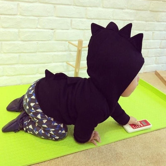 Abrigo Infantil con Capucha Estilo Dinosaurio - Image 9