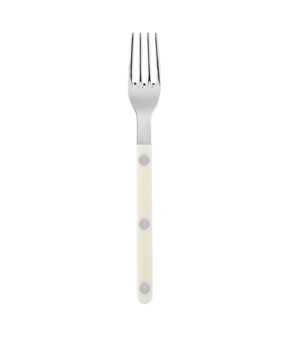 Juego de Cubiertos Blanco Lechoso - Cuchillo y Tenedor