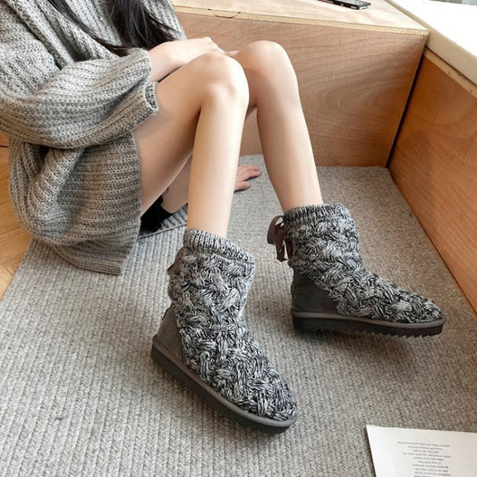 Zapatos de Algodón Acolchados con Lana y Terciopelo Antideslizantes - Image 2