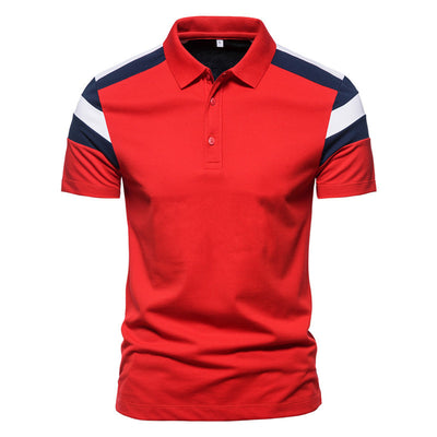 Polo Hombre con Rayas de Contraste y Costuras Decorativas - Image 10