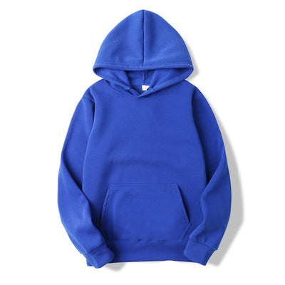 Sudadera con Capucha de Manga Larga - Suéter Casual de Color Sólido - Image 5