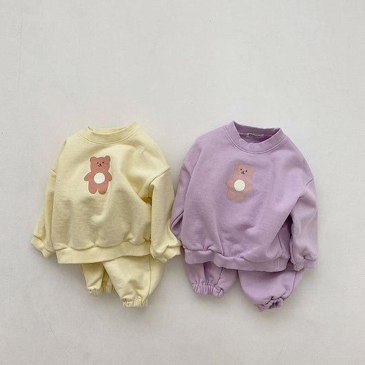 Pijama Infantil Estampado Osito para Niños y Niñas - Image 2