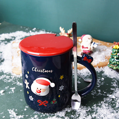 Taza Cerámica Navideña para Niña - Desayuno y Leche - Image 6