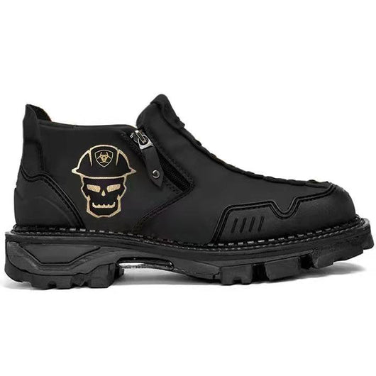 Botas Cortas Calavera Estilo Europeo y Americano para Hombre - Image 8