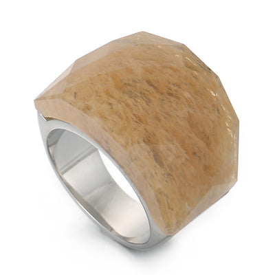 Anillo de Piedra Natural para Mujer - Elegancia Atemporal - Image 2