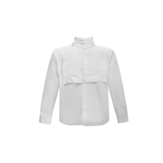 Camisa Estilo Chino Moderno con Cuello Mao y Hebilla - Image 4