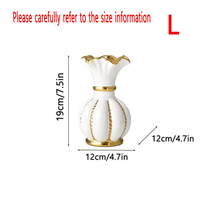 Florero de Cerámica Nórdico Moderno - Decoración Elegante para Sala y Comedor