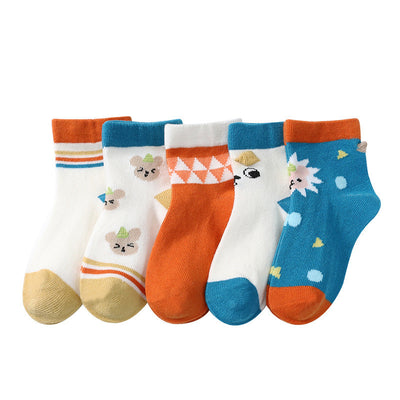 Pack de 5 Pares de Calcetines 3D para Niños y Niñas - Otoño e Invierno - Image 5