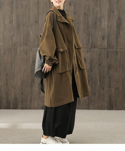 Chaqueta Impermeable Suelta Talla Grande para Mujer - Abrigo Deportivo de Manga Larga - Image 19