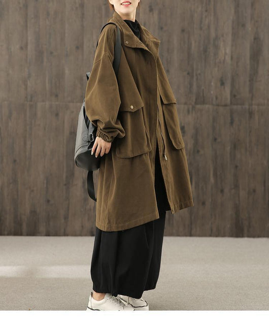 Chaqueta Impermeable Suelta Talla Grande para Mujer - Abrigo Deportivo de Manga Larga - Image 19
