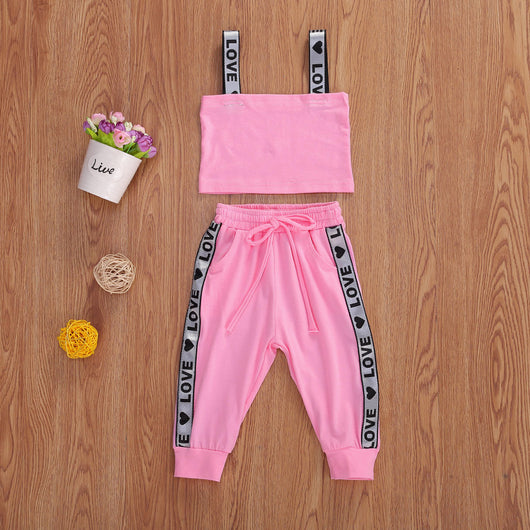 Conjunto Infantil de Dos Piezas con Pantalón de Cordón Ajustable - Image 4