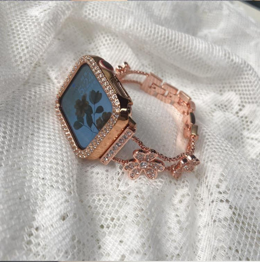 Correa Metálica con Diamantes - Diseño Minimalista y Elegante