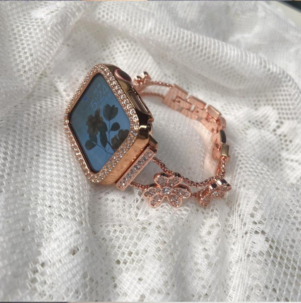 Correa Metálica con Diamantes - Diseño Minimalista y Elegante