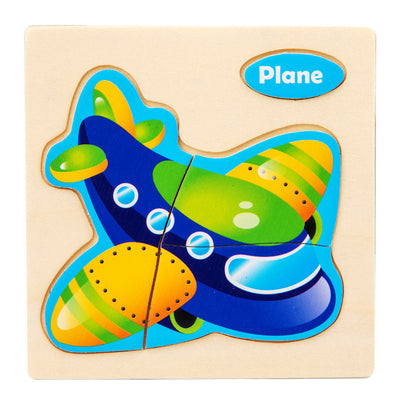 Puzzle 3D Educativo Infantil con Animales y Vehículos para Jardín de Niños - Image 14