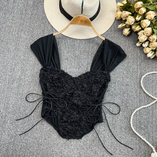 Top Encaje con Tirantes Finos - Slip Elegante para Usar Visible - Image 28