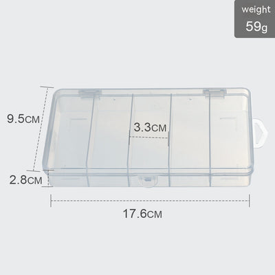 Caja Organizadora de Pesca con 5 Compartimentos Transparentes - Image 11