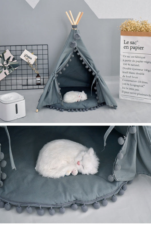 Casa Cama para Mascotas Desmontable y Lavable - 4 Estaciones para Perros y Gatos - Image 10