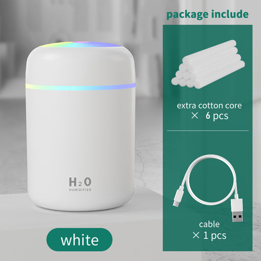 White cylindrical cotton wick, likely a replacement part for a humidifier or aroma diffuser. - Image 33