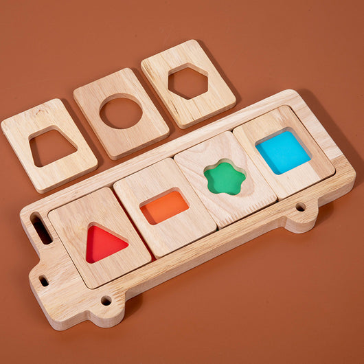 Puzzle 3D de Geometría para Bebés - Aprendizaje de Colores y Formas - Image 4