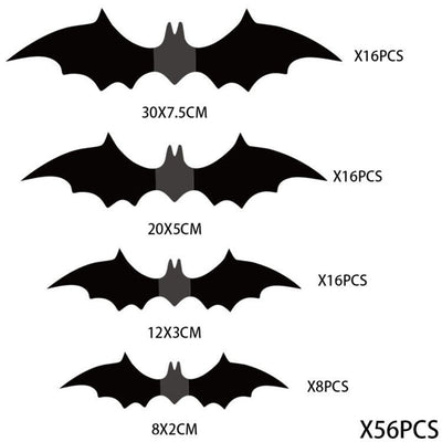 Adhesivos 3D de Murciélagos y Arañas para Halloween - Image 10