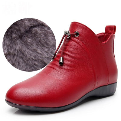 Botas Altas de Cuero para Mujer con Suela Blanda - Image 11