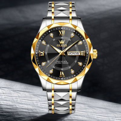 Reloj de Negocios OLEVS para Hombre con Esfera Luminosa y Resistencia al Agua