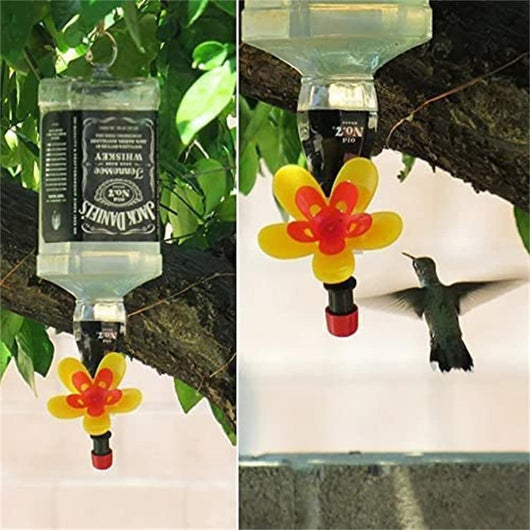 Comedero de Aves Decorativo Botella de Vino para Jardín y Patio - Image 2