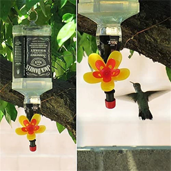 Alimentador de Pássaros Decorativo Garrafa de Vinho para Jardim e Quintal