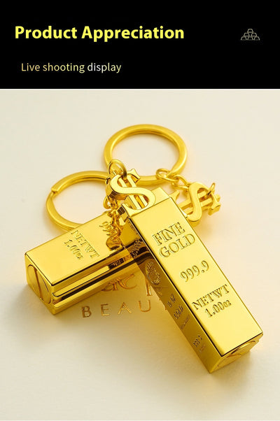 Llavero Multifuncional Gold Bar Pequeño - Metal Resistente Todo en Uno - Image 16