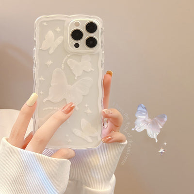 Funda Transparente Mariposa Moderna para Celular Mujer - Image 7