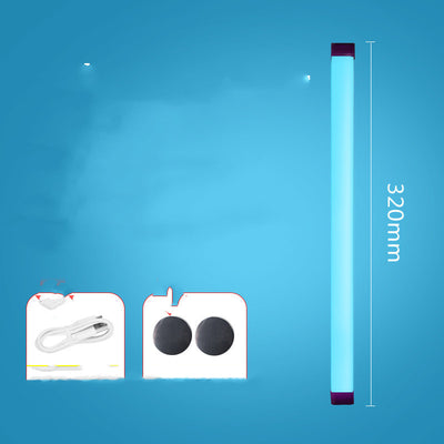 Lámpara LED Recargable Tubo Luz de Relleno Azul Púrpura para Dormitorio - Image 7