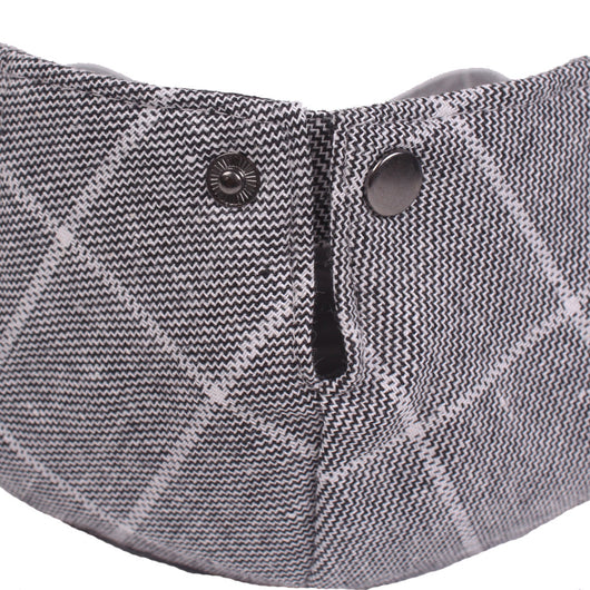 Gorra de Cuadros Estilo College en Algodón para Hombre - Image 12