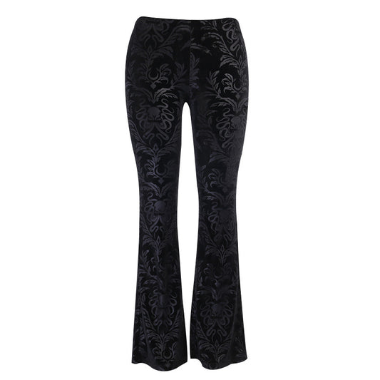 Pantalones Anchos de Ante Repujado para Estudiante - Image 2