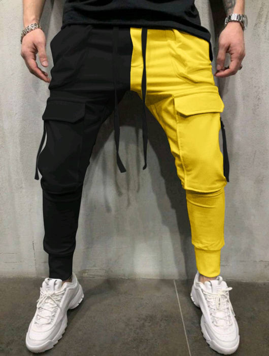 Pantalones Deportivos Multibolsillos con Bloques de Color - Image 4