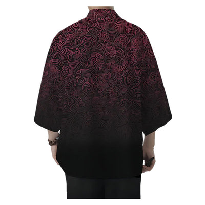 Cardigan Suelto Estampado 3D Versátil para Hombre - Image 4