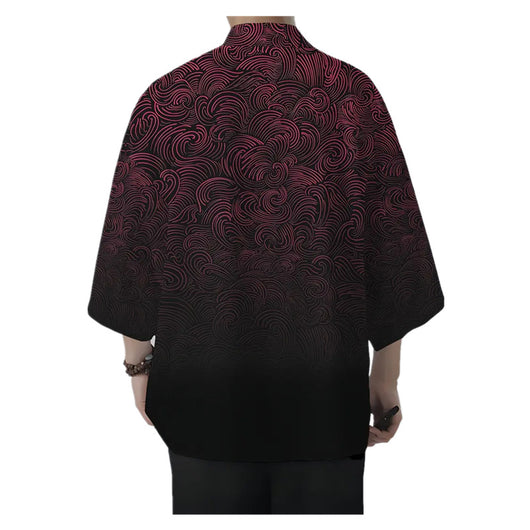 Cardigan Suelto Estampado 3D Versátil para Hombre - Image 4
