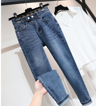 Jeans Mujer Cintura Alta Stretch Efecto Slim