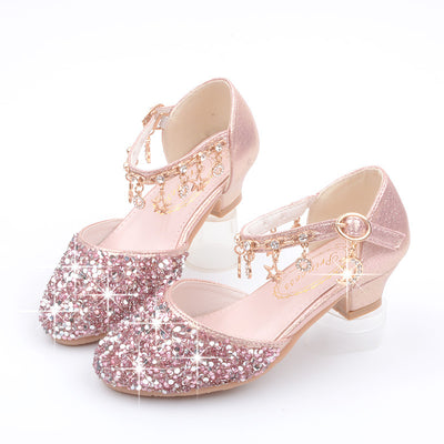 Sandalias Escolares Princesa - Zapatos de Desempeño para Estudiantes