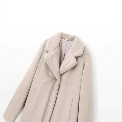 Abrigo de Piel Sintética Efecto Urbano - Estilo Crossborder para Mujer - Image 5