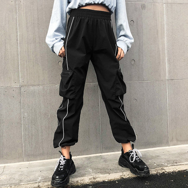 Overol Hip-hop Urbano para Mujer Estilo Hipster