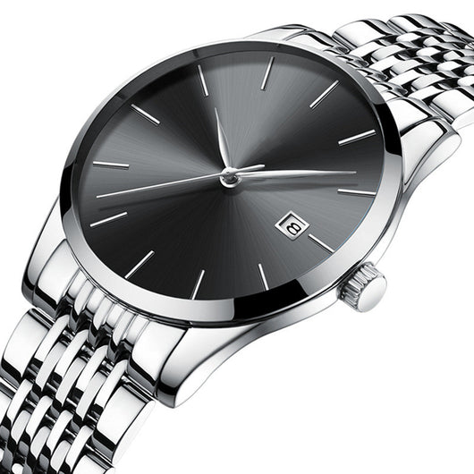 Reloj de Acero Inoxidable para Hombre - Cuarzo Resistente al Agua - Image 12
