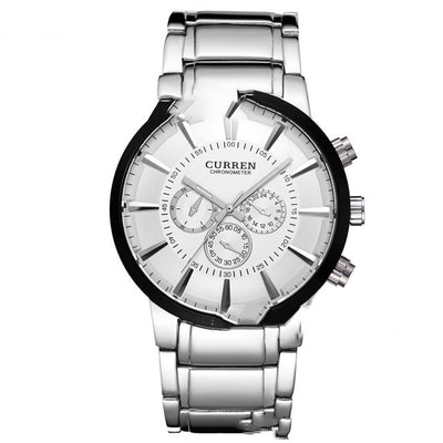 Reloj de Lujo de Tres Ojos y Seis Agujas - Precisión Premium - Image 2