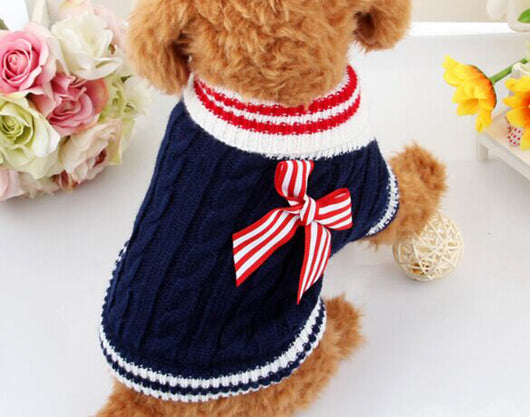 Suéter Tejido para Perros Pequeños - Abrigo Cálido Estilo Osito para Otoño e Invierno - Image 2