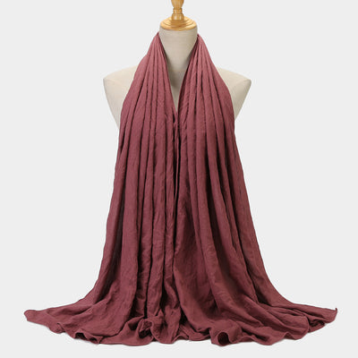 Pañuelo Cuadrado de Algodón y Lino - Diseño Liso y Versátil - Image 13